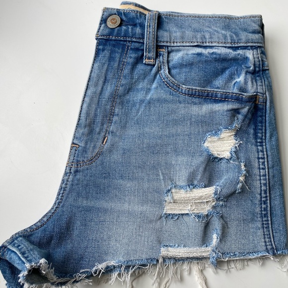 High rise denim shorts - Picture 3 of 5